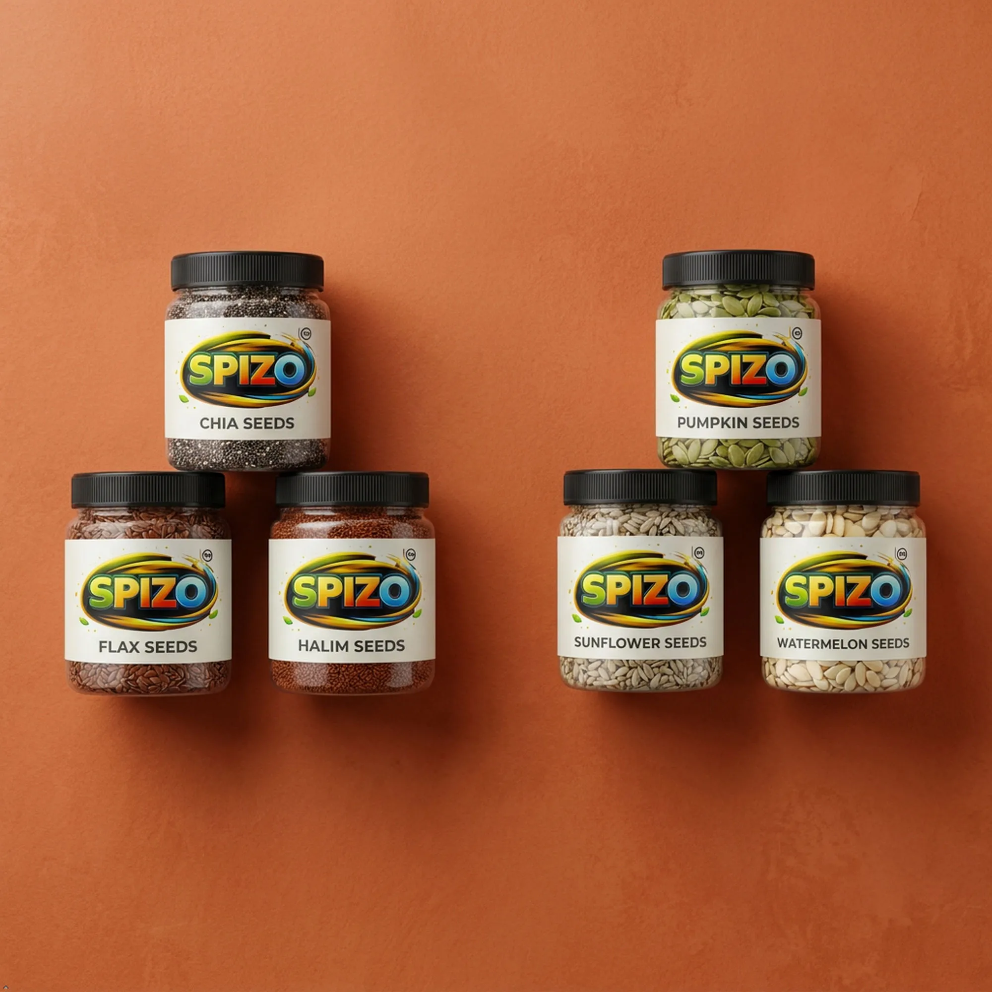 CHIA, PUMPKIN, SUNFLOWER, FLAX, HALIM, WATERMELON